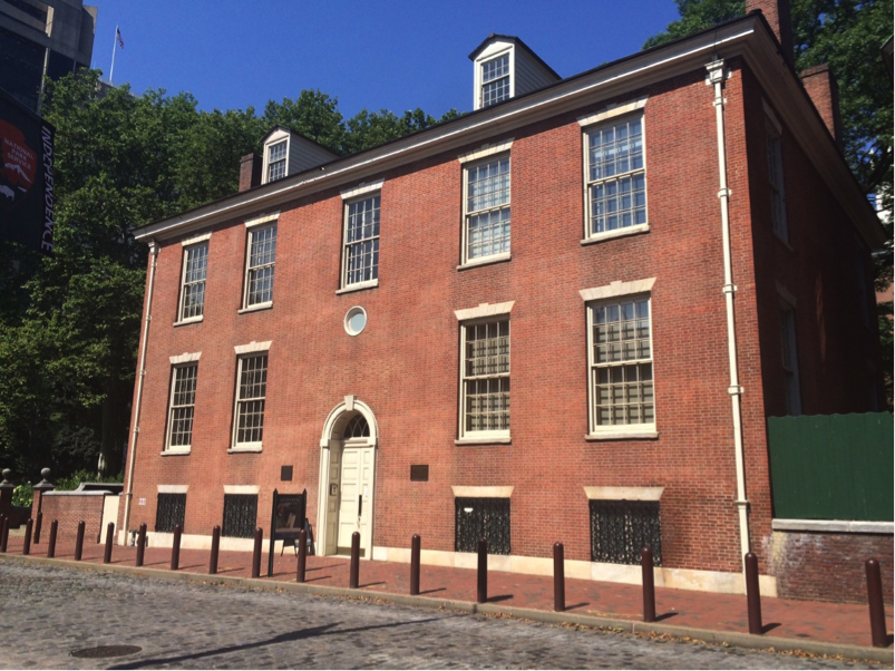 Philosophical Hall, where the American Philosophical Society Museum is located. 